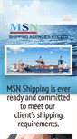 Mobile Screenshot of msnshipping.com.sg