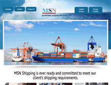 Tablet Screenshot of msnshipping.com.sg